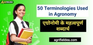 50 Terminologies Used in Agronomy in Hindi | सस्य विज्ञान (Agronomy) विषय के अंतर्गत आनेवाले महत्वपूर्ण शब्दावली 🔥🔥🔥
