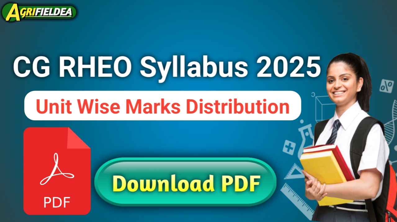CG RHEO Syllabus 2025: किस टॉपिक से कितने नंबर आएंगे? (Exam Pattern & Topic Wise Marks Distribution)